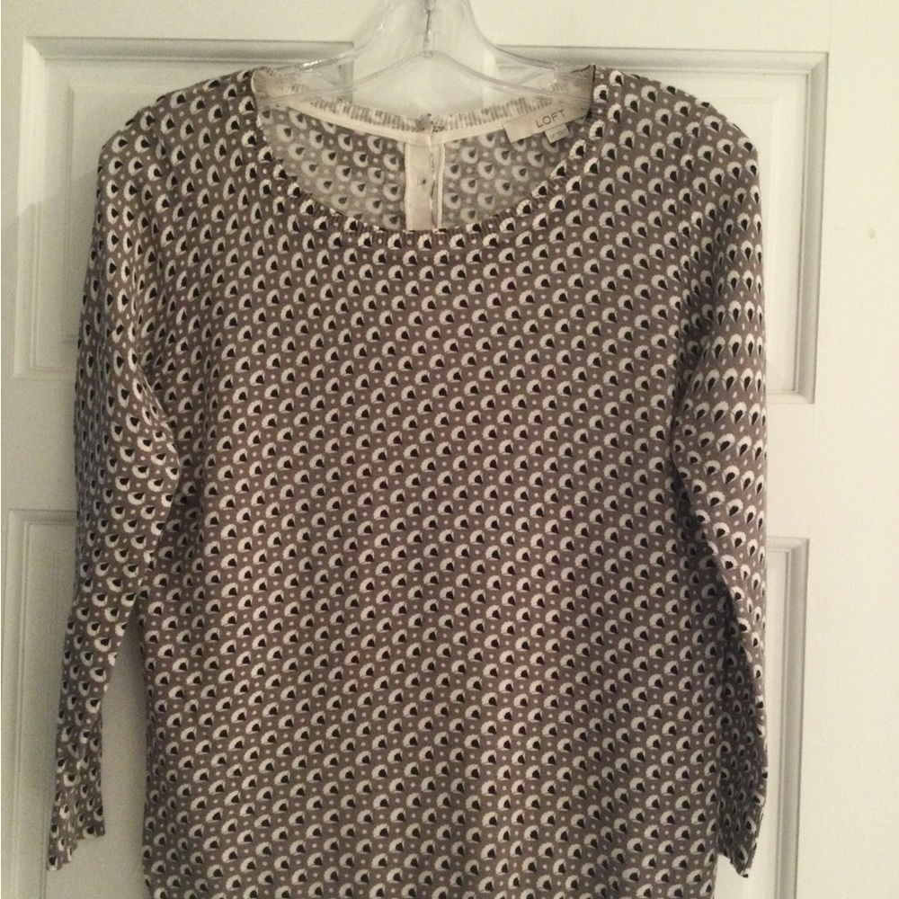 LOFT Lightweight Sweater with 3/4 Sleeves
